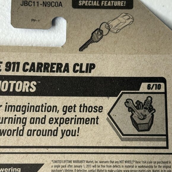 Hot Wheels Porsche 911 Carrera Clip • Exerimotors 6/10 • Blue White • New - Picture 7 of 7